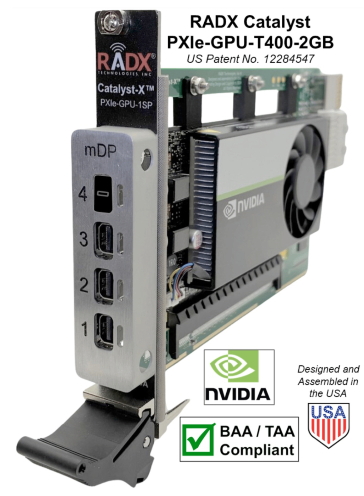 RADX Catalyst PXIe-GPU T400 2GB Module